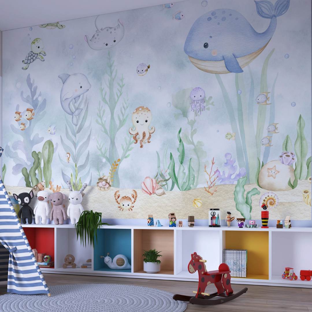 Mural Océano Kid