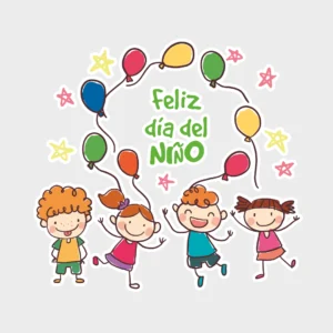 Vinilo Decorativo para Vidriera Día del Niño