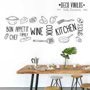Vinilo decorativo Kitchen Words