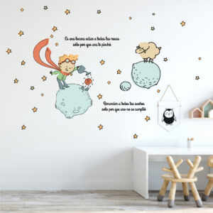 Vinilo Decorativo Principito Enamorado