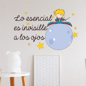 Vinilo Decorativo Principito Lo esencial