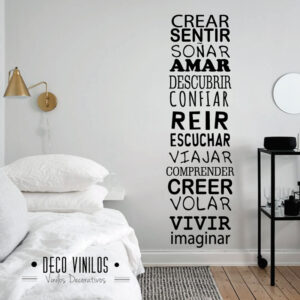 Vinilo decorativo Crear