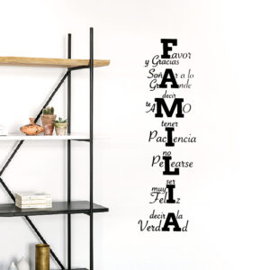 Vinilo decorativo Familia