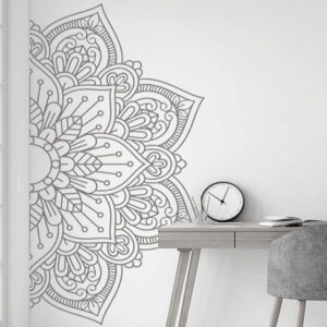 Vinilo Medio Mandala Lineal