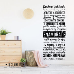 Vinilo decorativo Perdona y Olvida