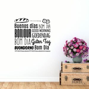 Vinilo decorativo Good Morning